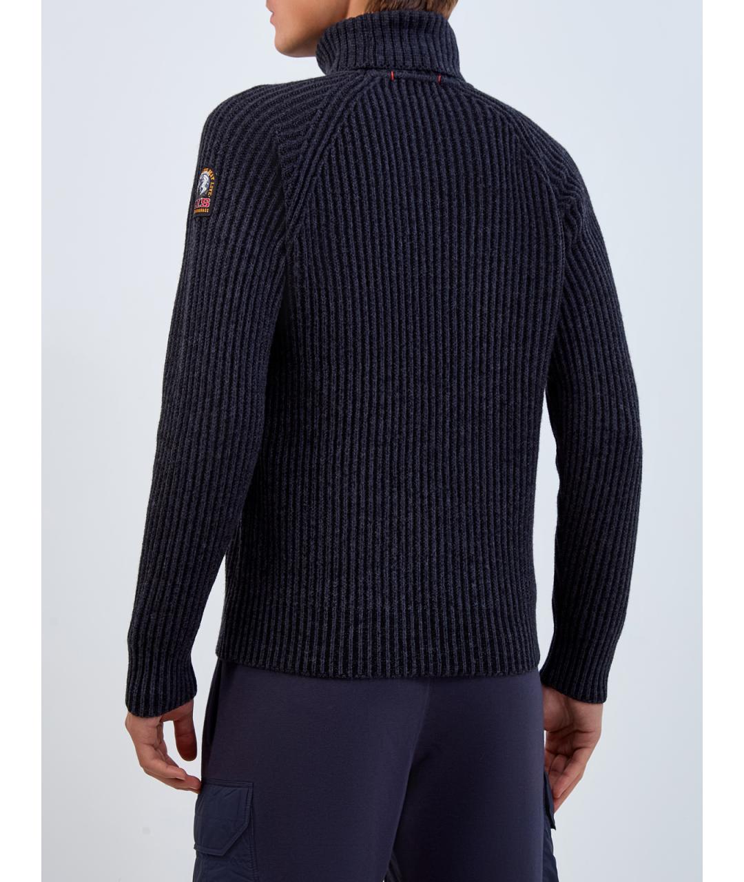 PARAJUMPERS Синий шерстяной джемпер / свитер, фото 4