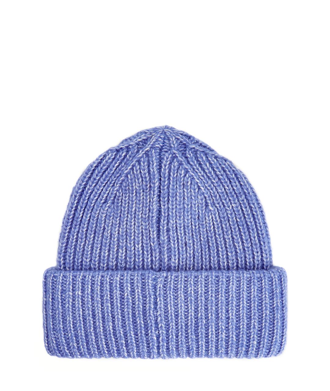 PARAJUMPERS Голубая хлопковая шапка, фото 3