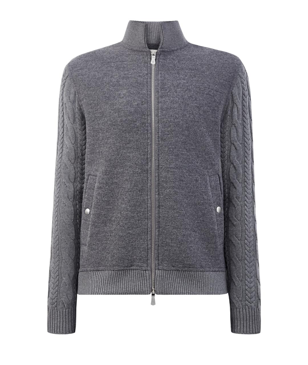 ELEVENTY Серая шерстяная куртка, фото 1