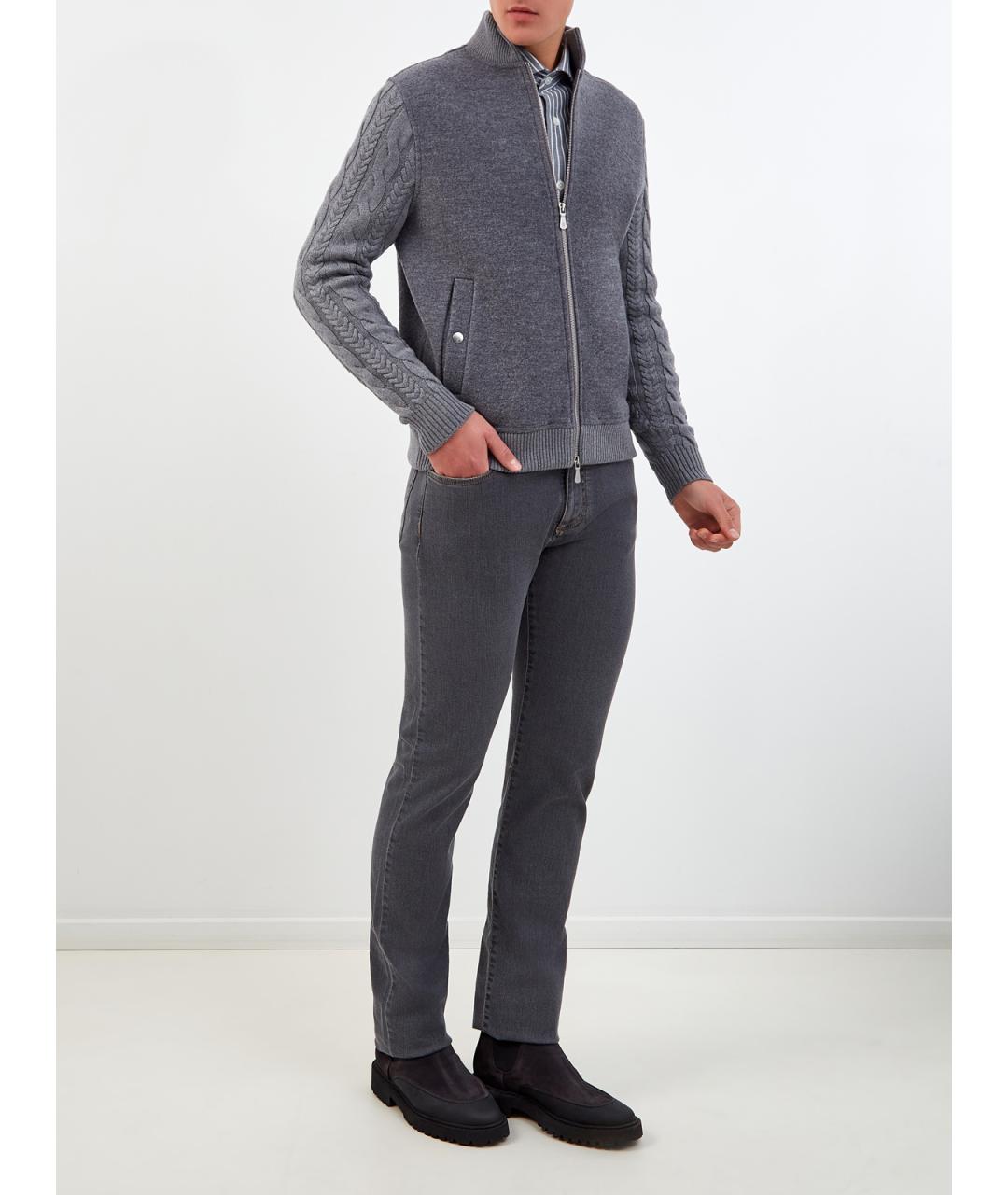 ELEVENTY Серая шерстяная куртка, фото 2