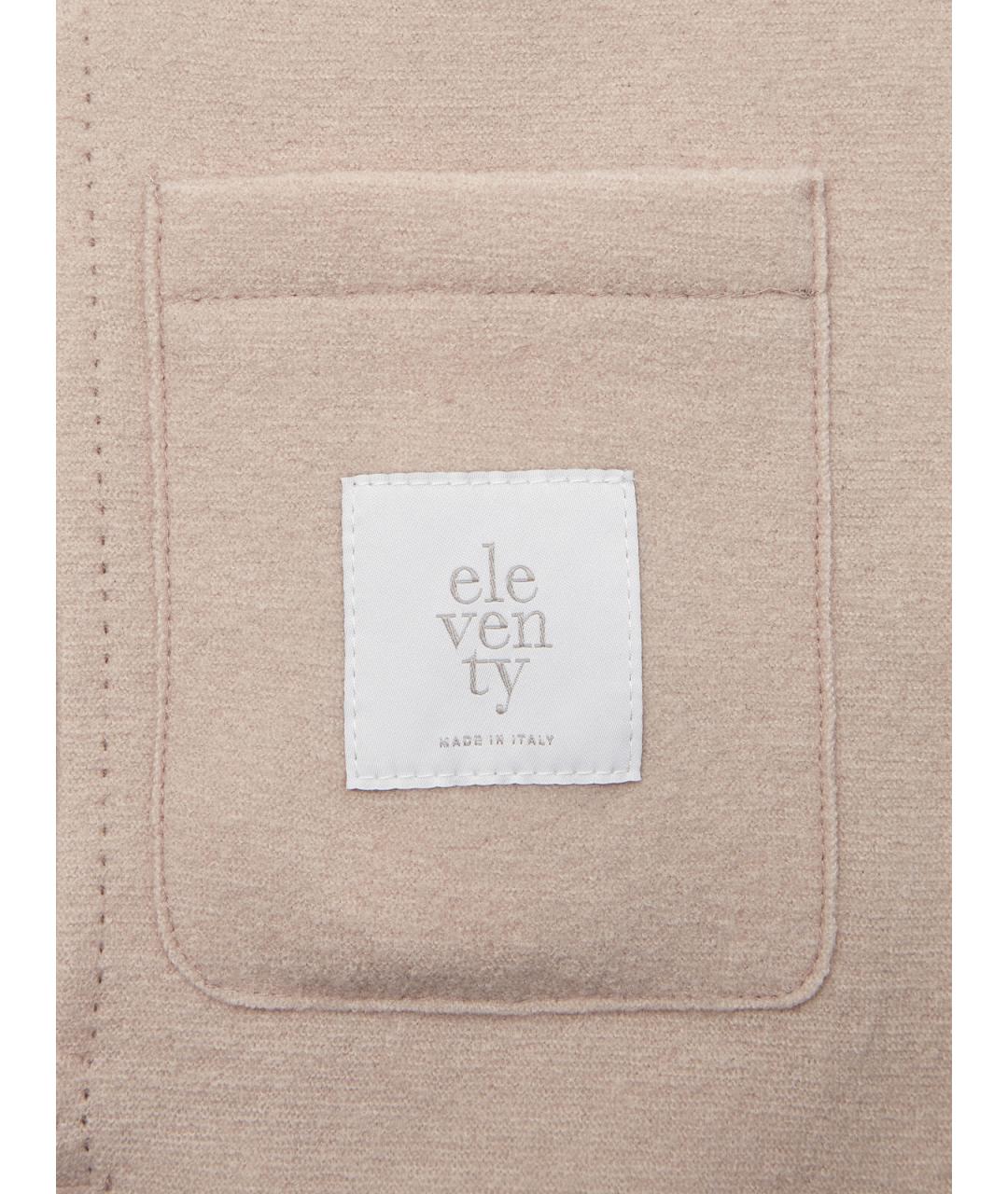 ELEVENTY Бежевая шерстяная куртка, фото 6