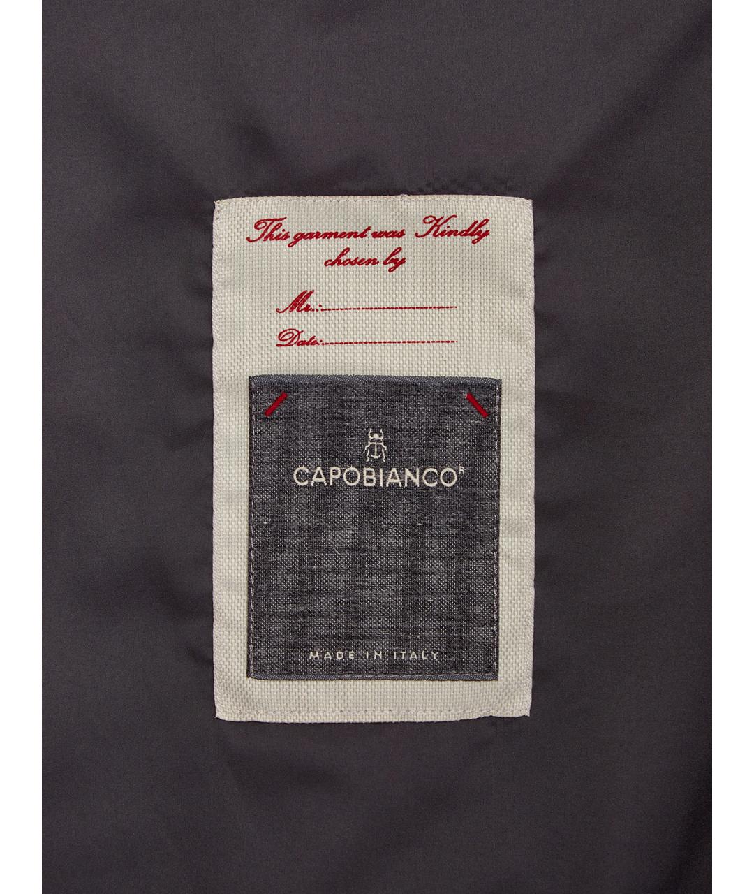 CAPOBIANCO Серый шерстяной жилет, фото 6