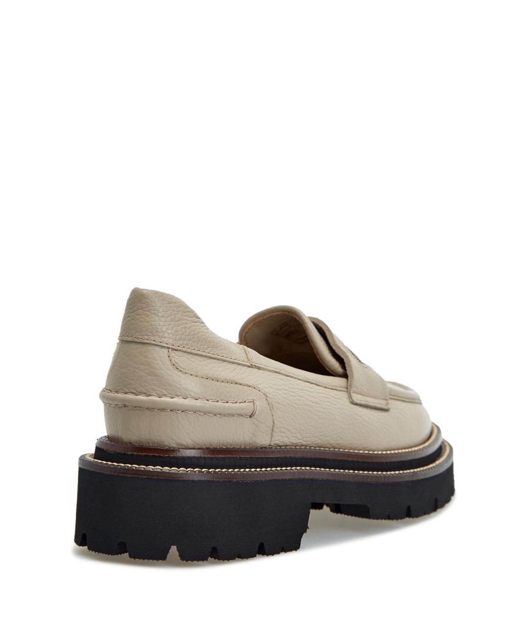 PESERICO Бежевые кожаные лоферы, фото 4