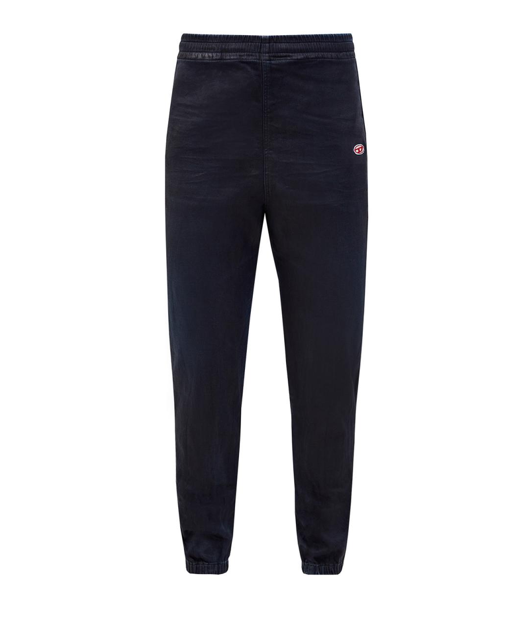 DIESEL Темно-синие хлопковые повседневные брюки, фото 1