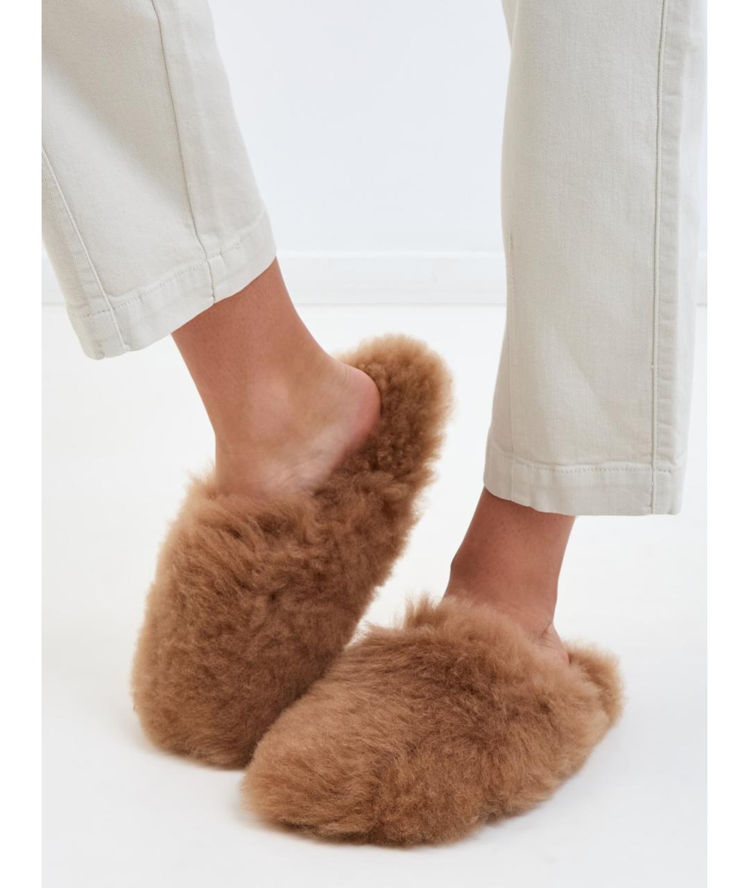 YVES SALOMON Коричневые мюли, фото 2