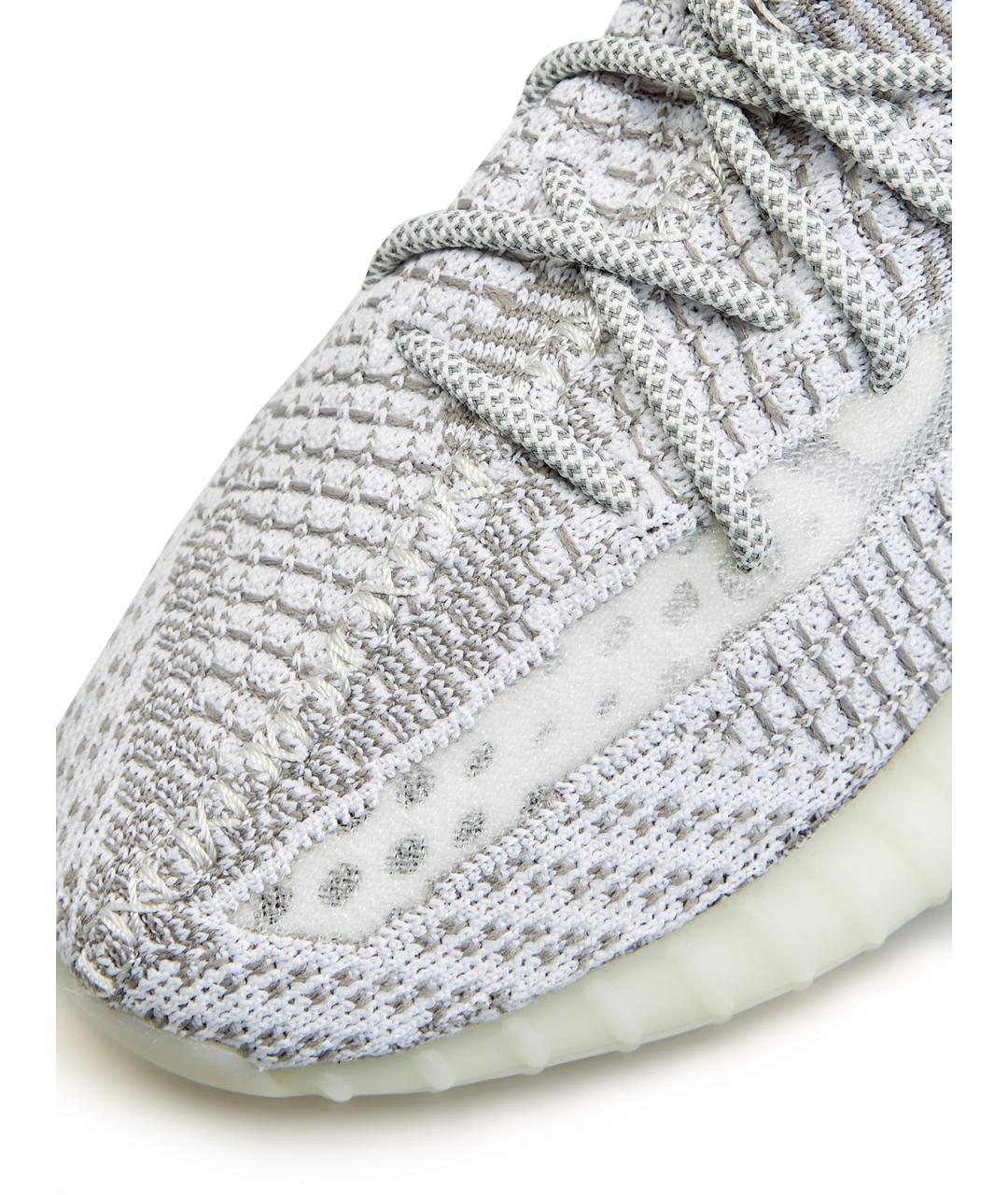 YEEZY Серые текстильные низкие кроссовки / кеды, фото 4