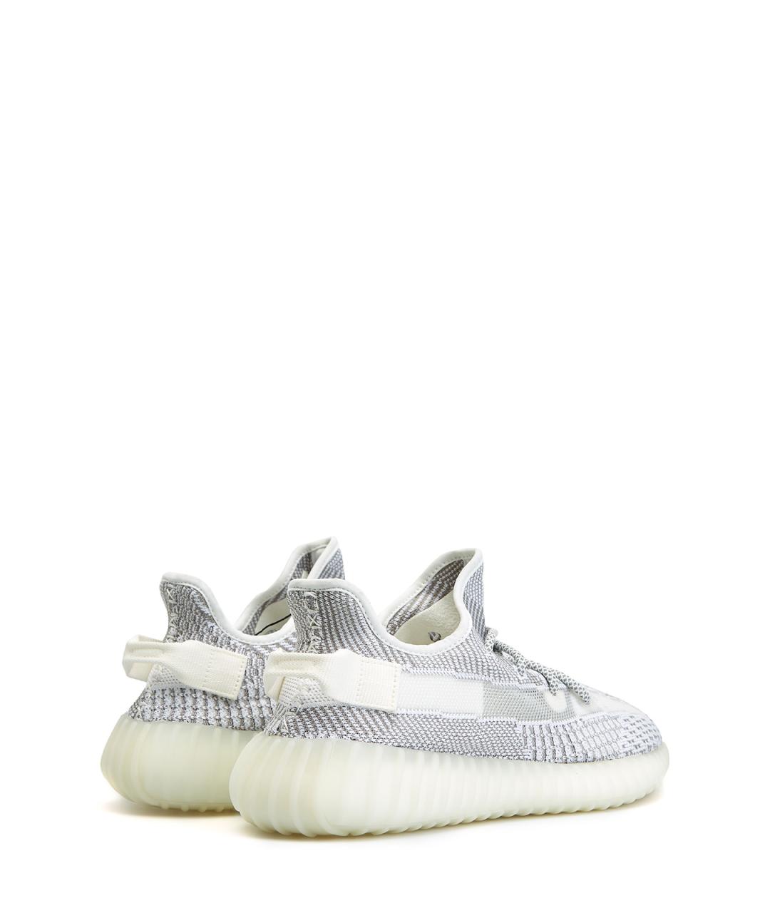 YEEZY Серые текстильные низкие кроссовки / кеды, фото 3