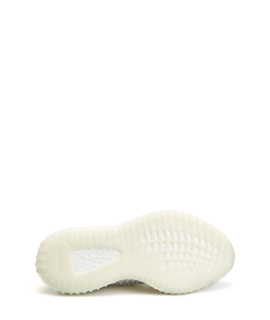 YEEZY Серые текстильные низкие кроссовки / кеды, фото 5