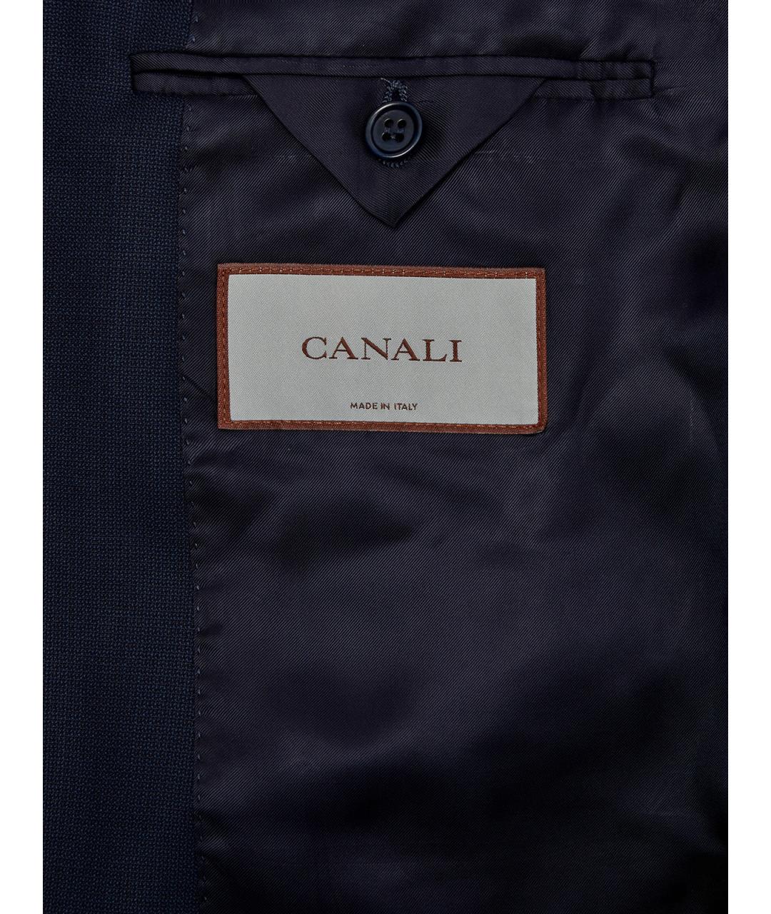 CANALI Темно-синий классический костюм, фото 6