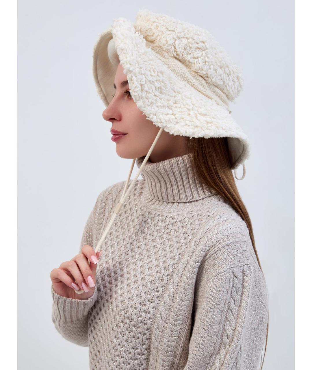 JIL SANDER Белая шляпа, фото 4