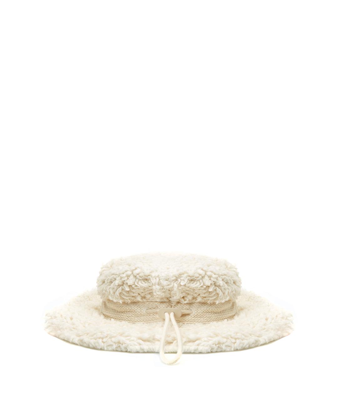JIL SANDER Белая шляпа, фото 1