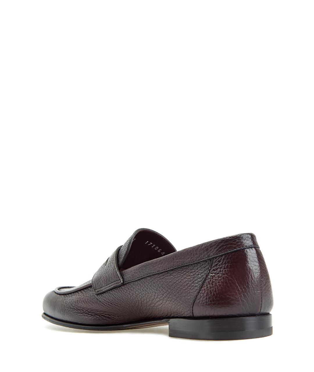 BARRETT Коричневые кожаные лоферы, фото 4