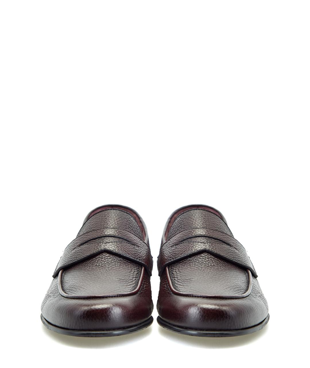 BARRETT Коричневые кожаные лоферы, фото 6