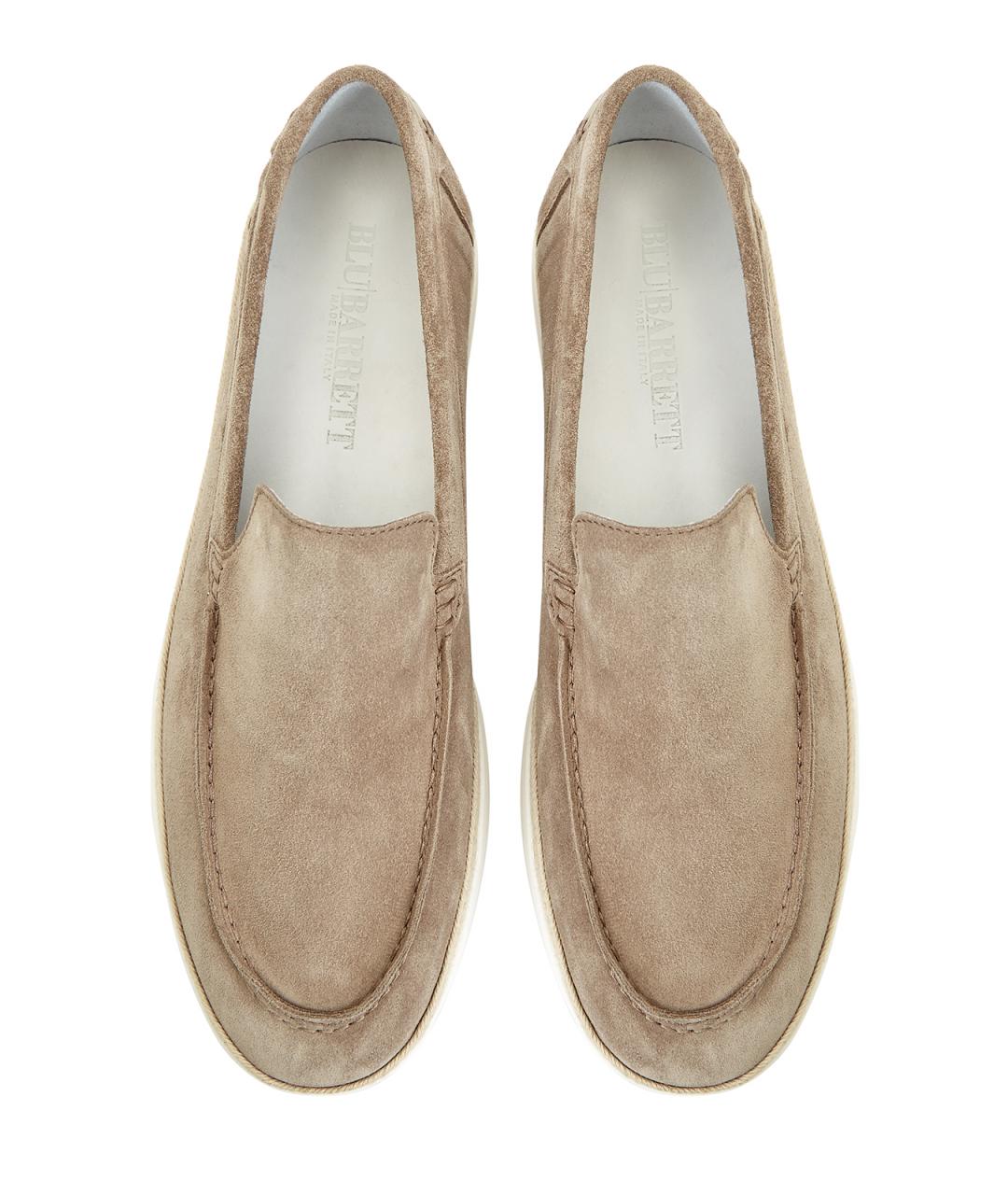 BARRETT Бежевые замшевые лоферы, фото 5