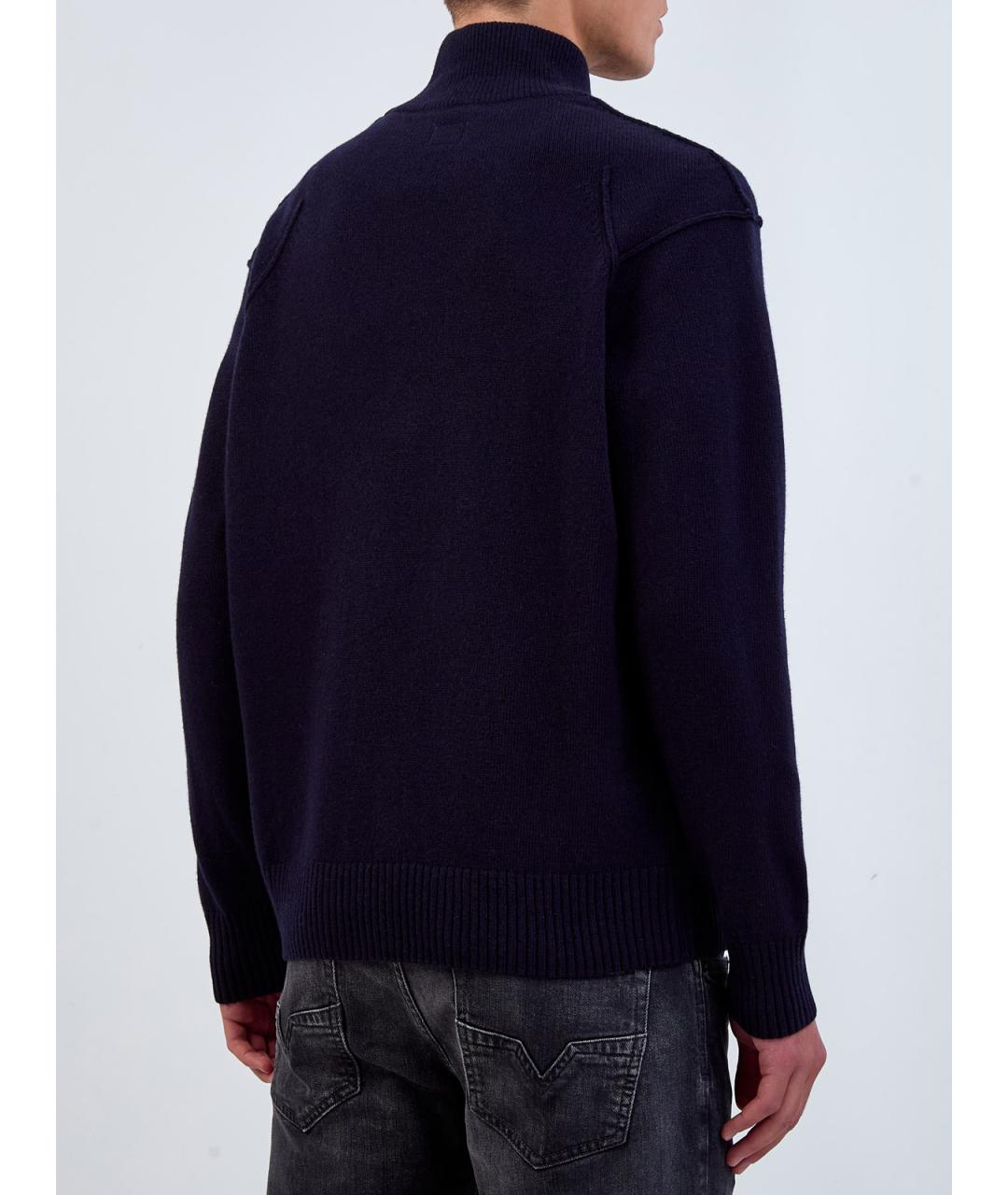 CP COMPANY Темно-синий шерстяной джемпер / свитер, фото 4