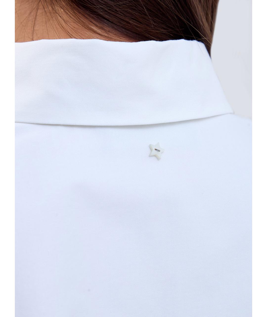 LORENA ANTONIAZZI Белая хлопковая рубашка, фото 5