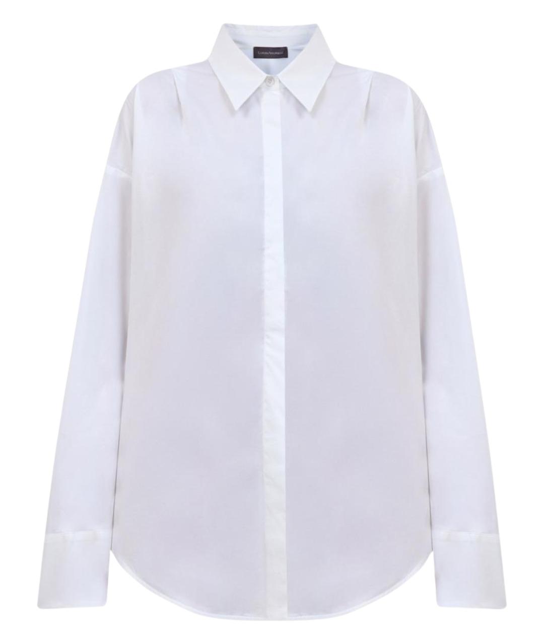 LORENA ANTONIAZZI Белая хлопковая рубашка, фото 1
