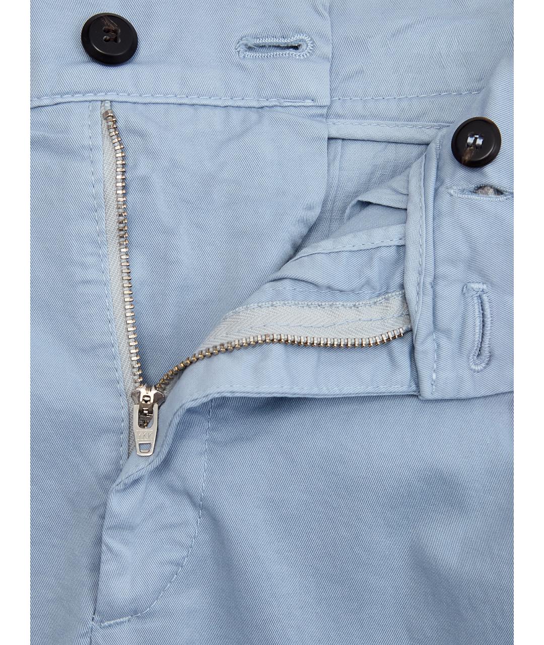 ELEVENTY Голубые хлопковые шорты, фото 6