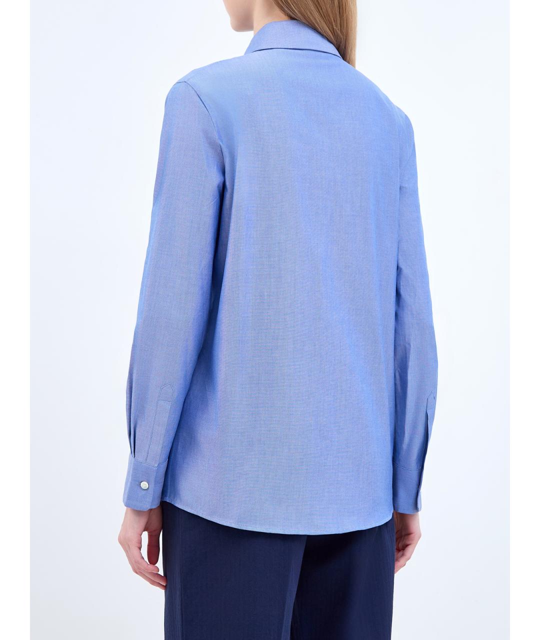 ETRO Голубая хлопковая рубашка, фото 4
