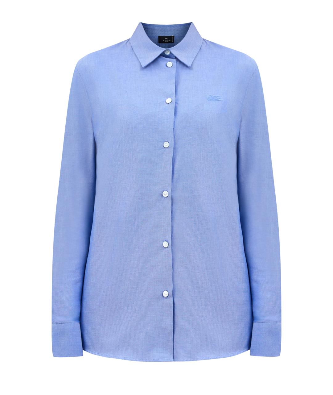 ETRO Голубая хлопковая рубашка, фото 1