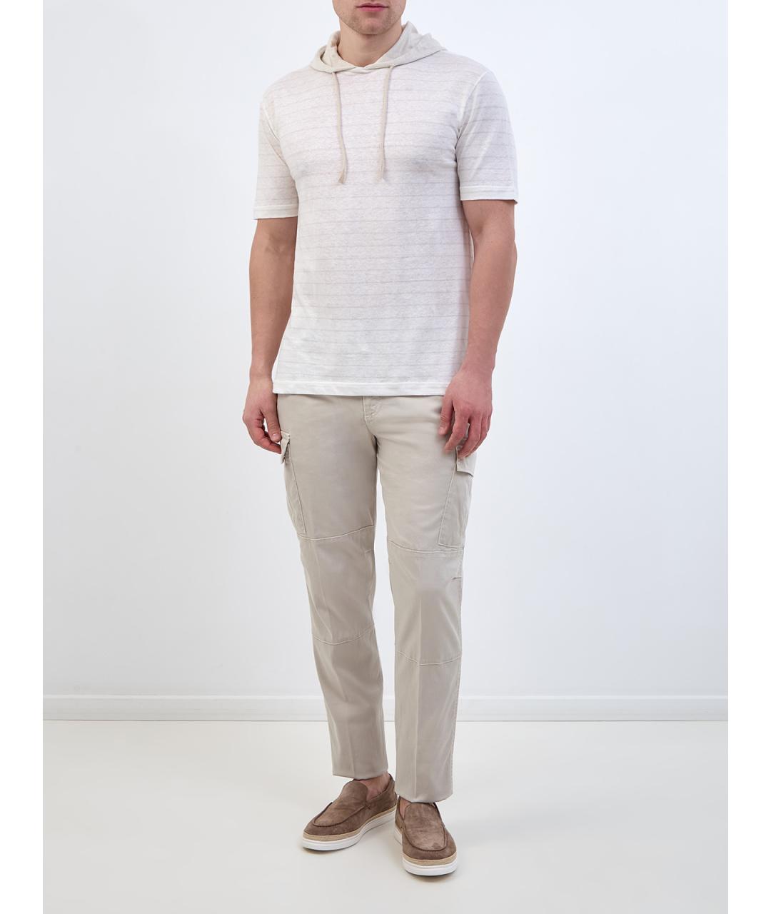 ELEVENTY Бежевая футболка, фото 2