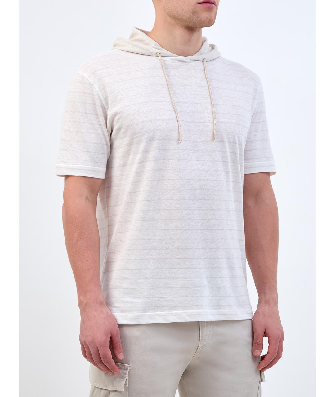 ELEVENTY Бежевая футболка, фото 3