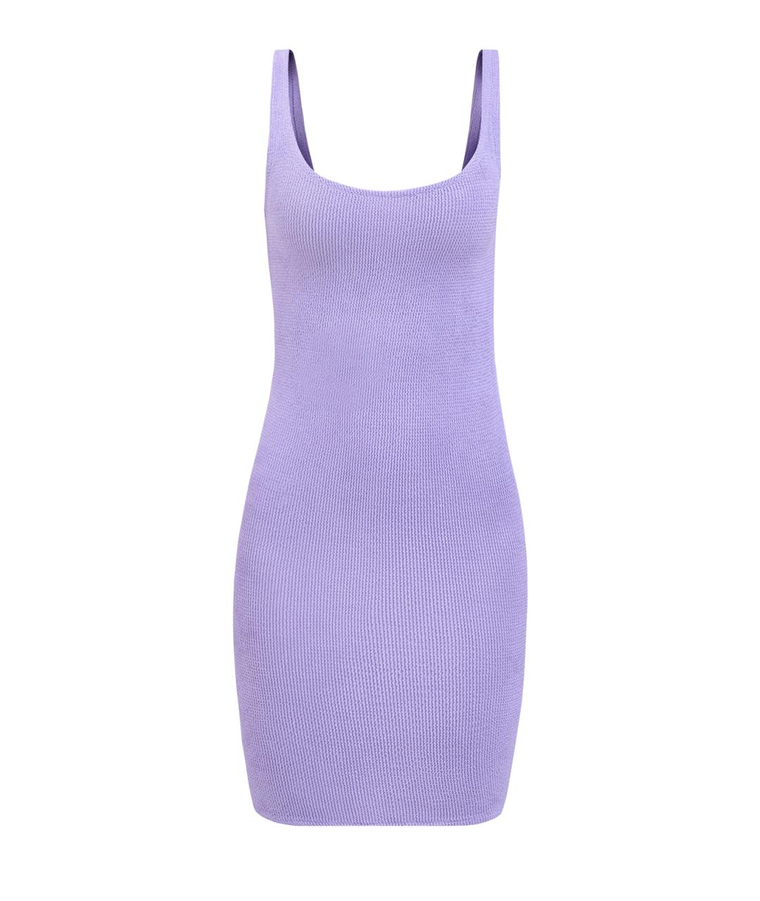 MC2 SAINT BARTH Фиолетовый полиамидовый сарафан, фото 1