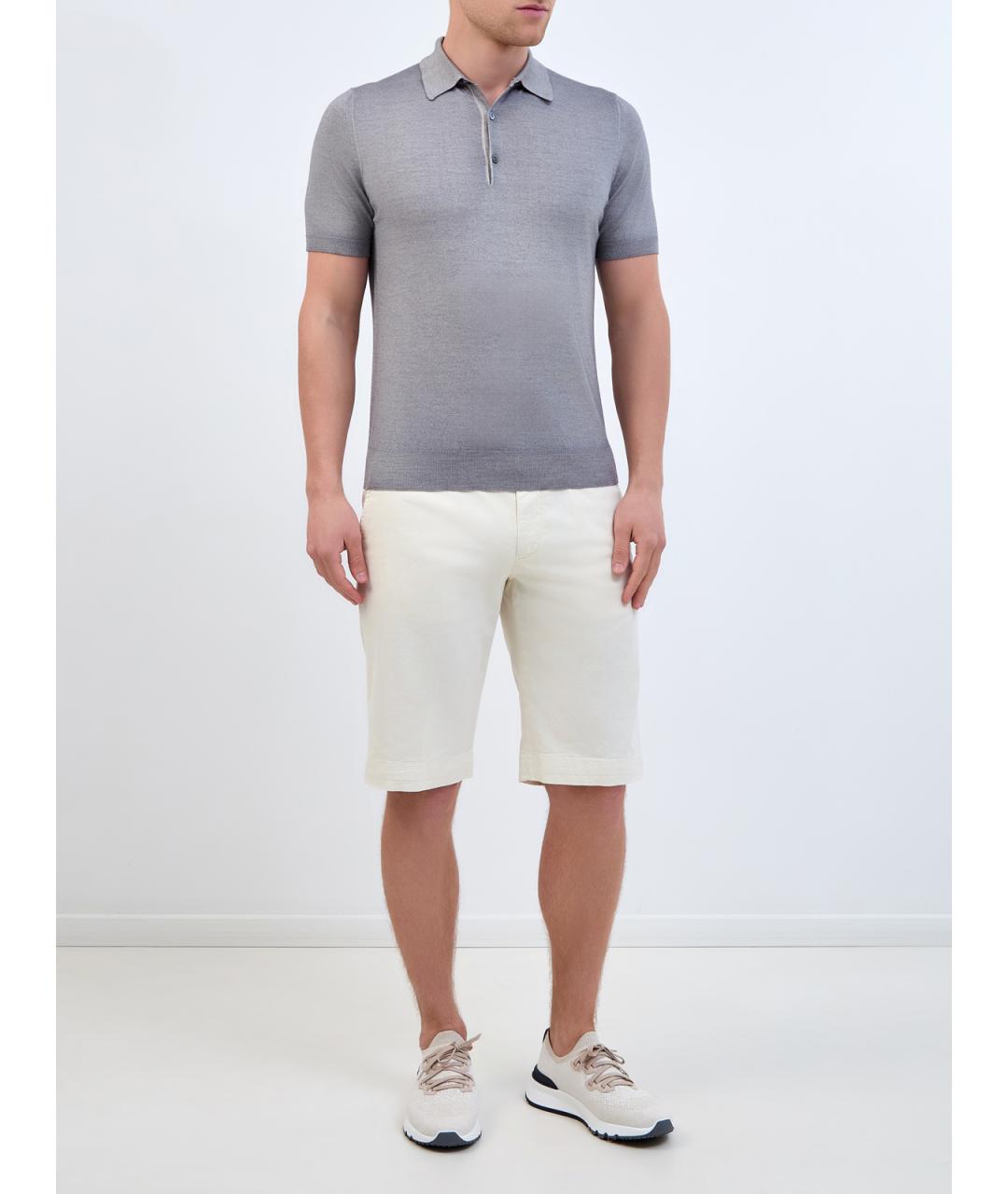 CANALI Серый шерстяной джемпер / свитер, фото 2