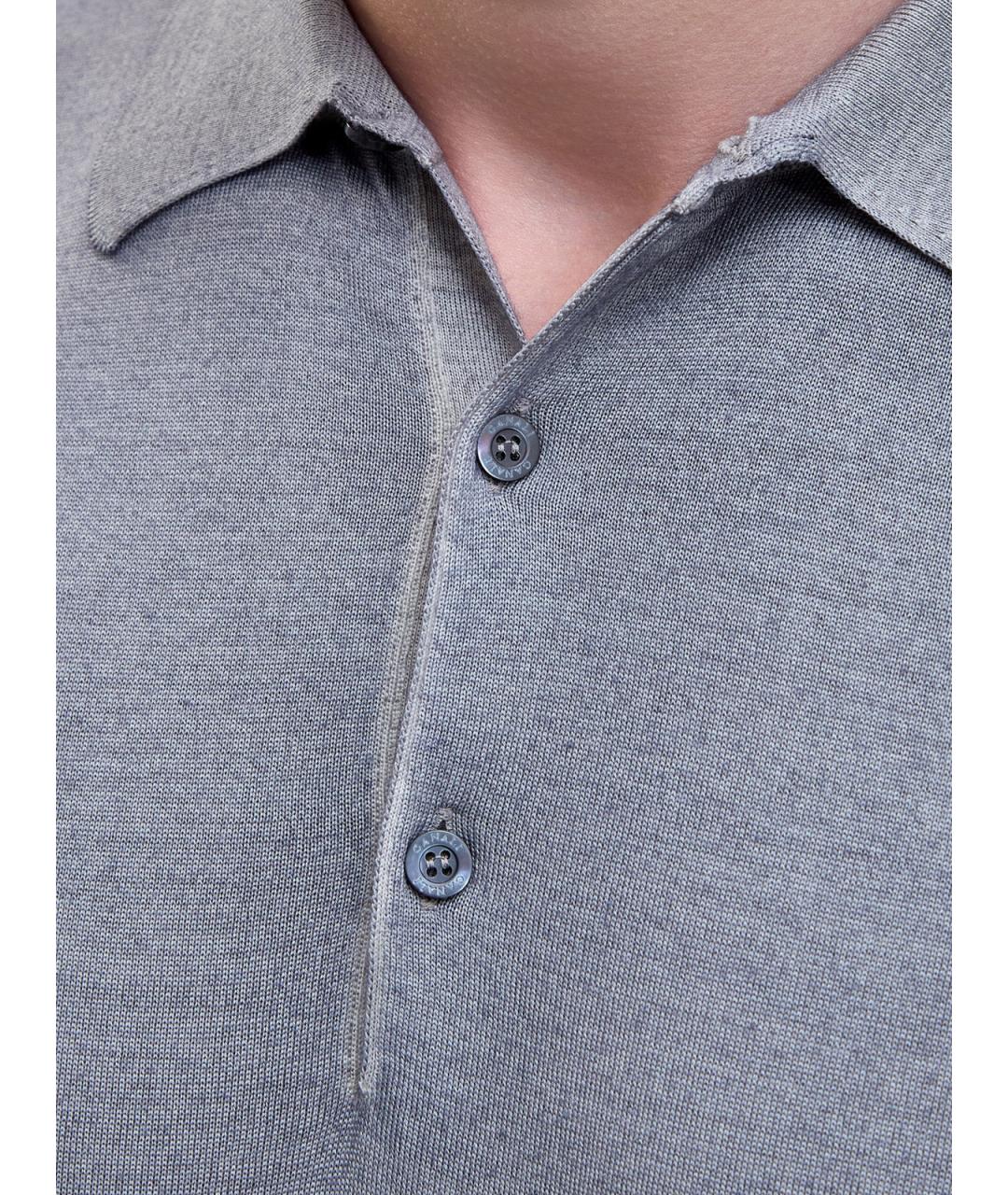 CANALI Серый шерстяной джемпер / свитер, фото 5