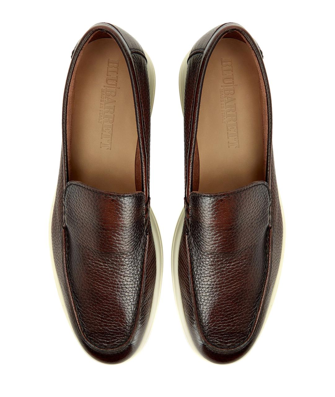 BARRETT Коричневые кожаные лоферы, фото 6