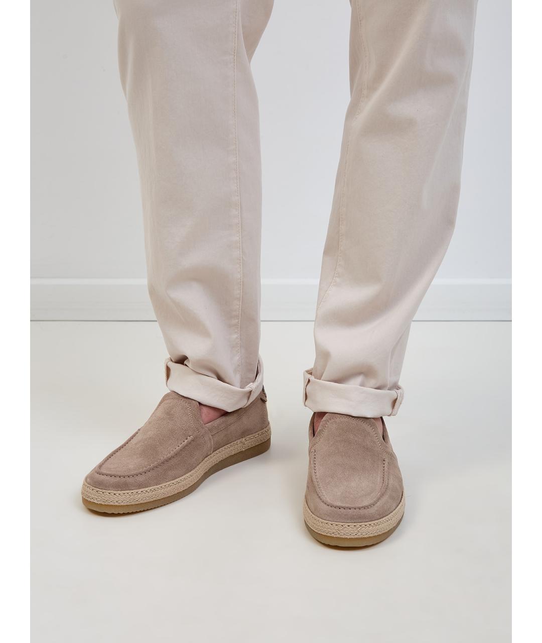 BARRETT Бежевые замшевые лоферы, фото 2