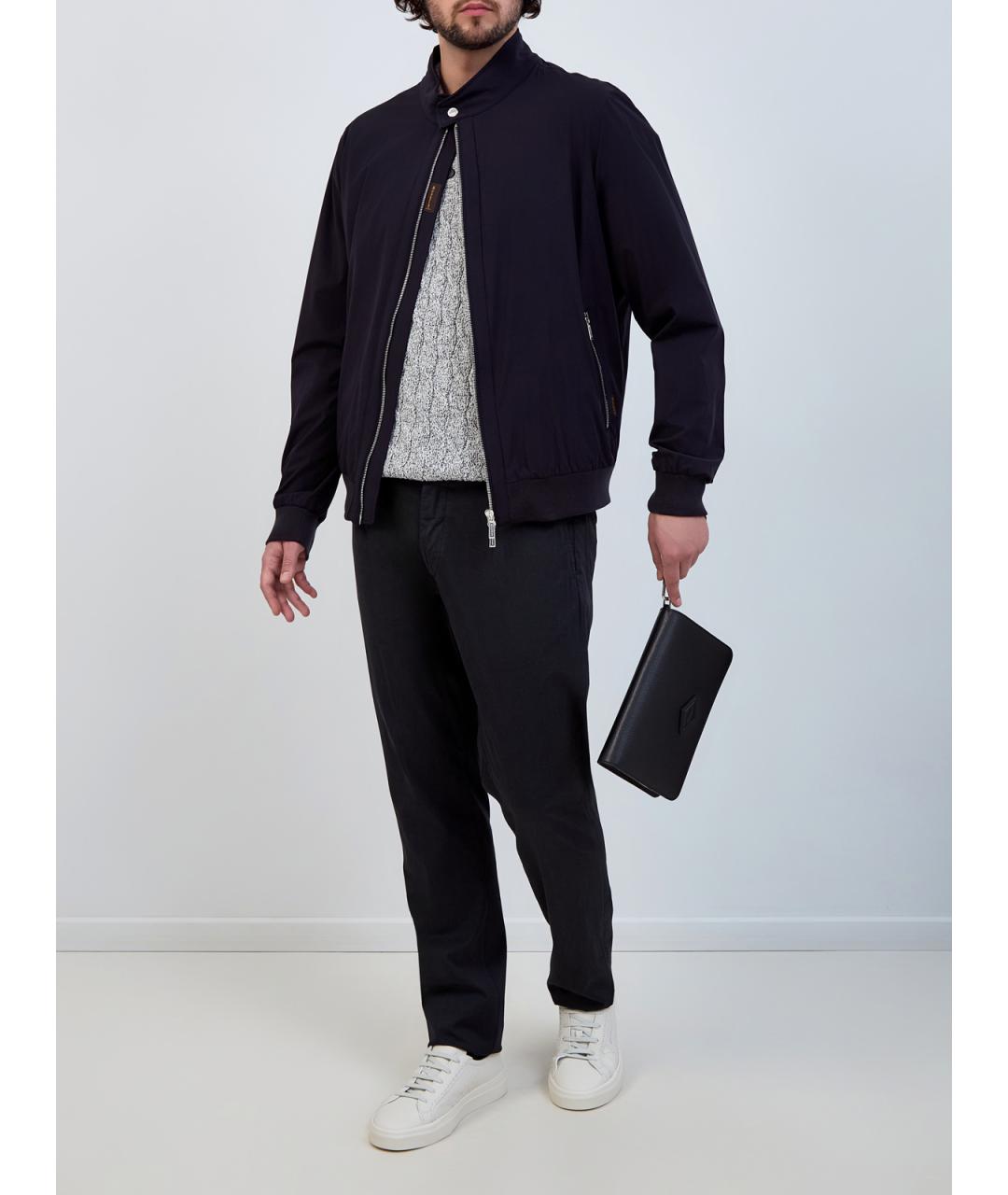 MOORER Черная полиамидовая куртка, фото 2