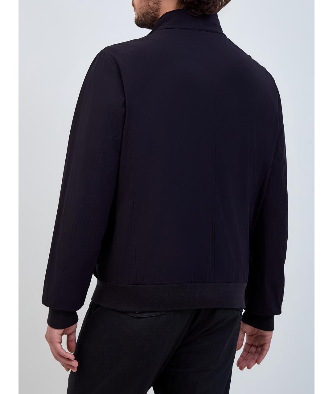 MOORER Черная полиамидовая куртка, фото 4