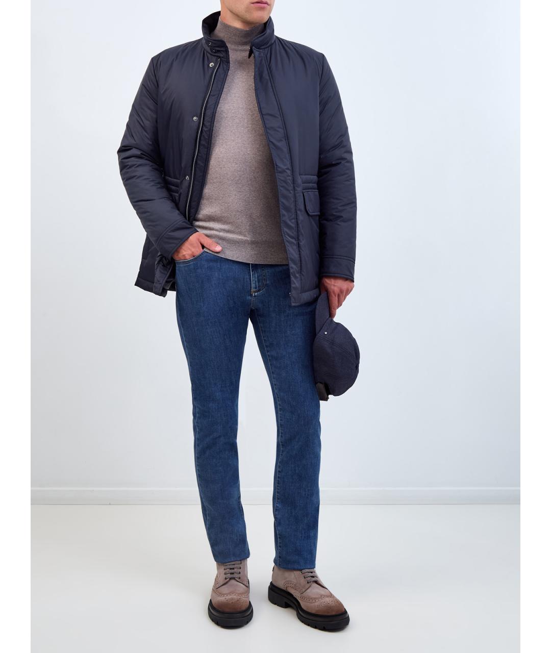 CANALI Бежевая шерстяная водолазка, фото 2