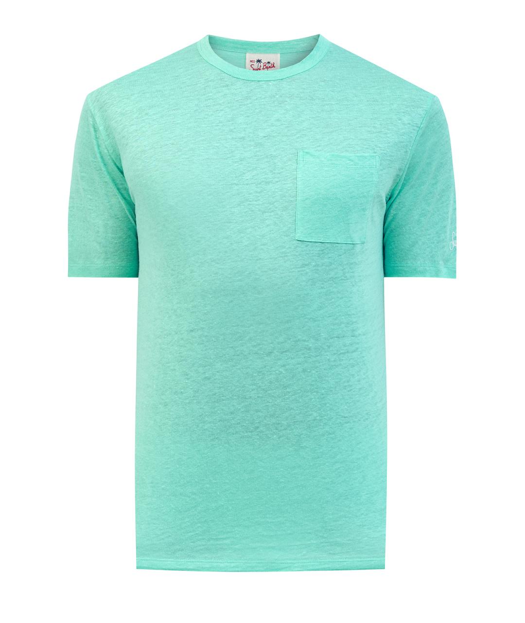 MC2 SAINT BARTH Бирюзовая футболка, фото 1