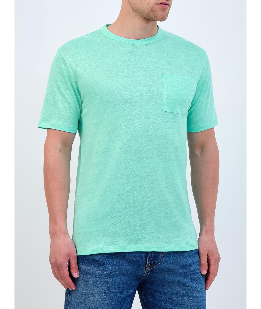 MC2 SAINT BARTH Бирюзовая футболка, фото 3