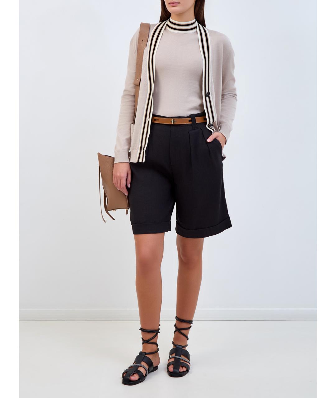 LORENA ANTONIAZZI Бежевый хлопковый кардиган, фото 2