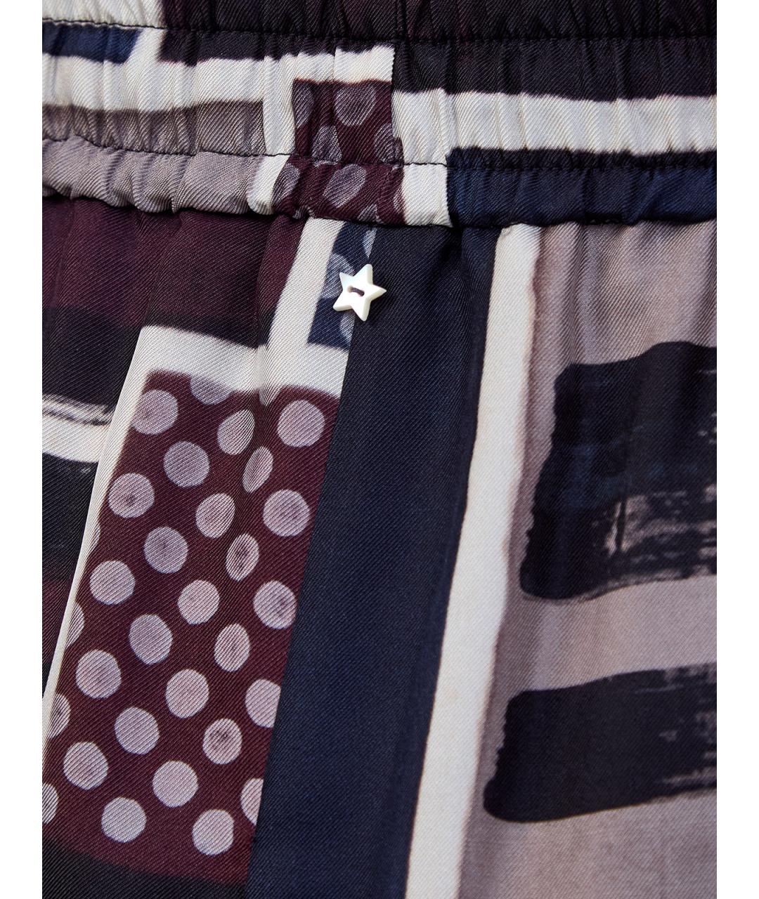 LORENA ANTONIAZZI Мульти шелковые прямые брюки, фото 3