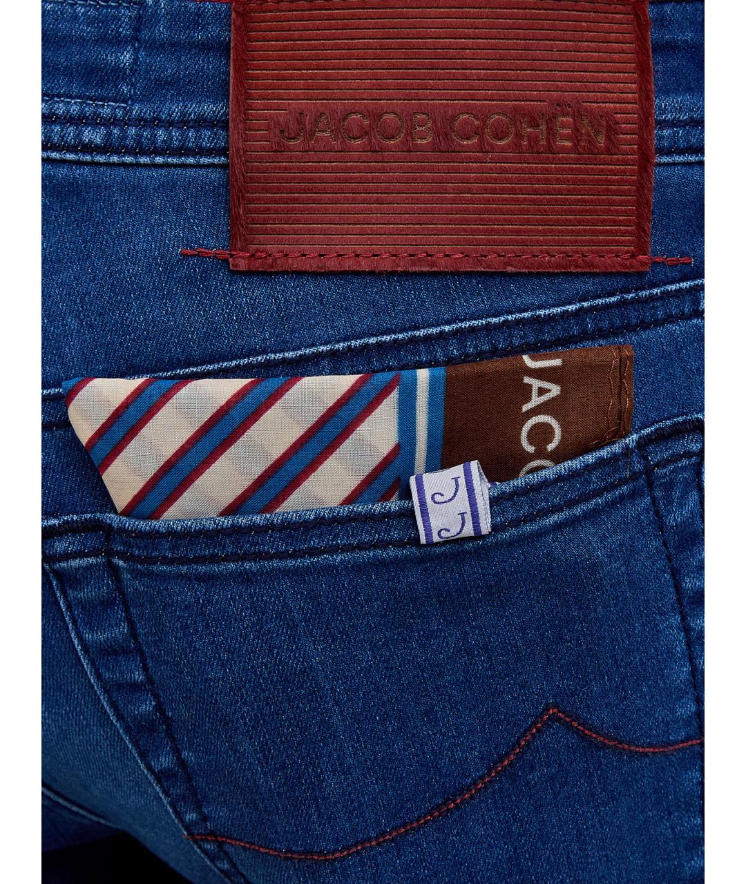 JACOB COHEN Синие джинсы скинни, фото 5