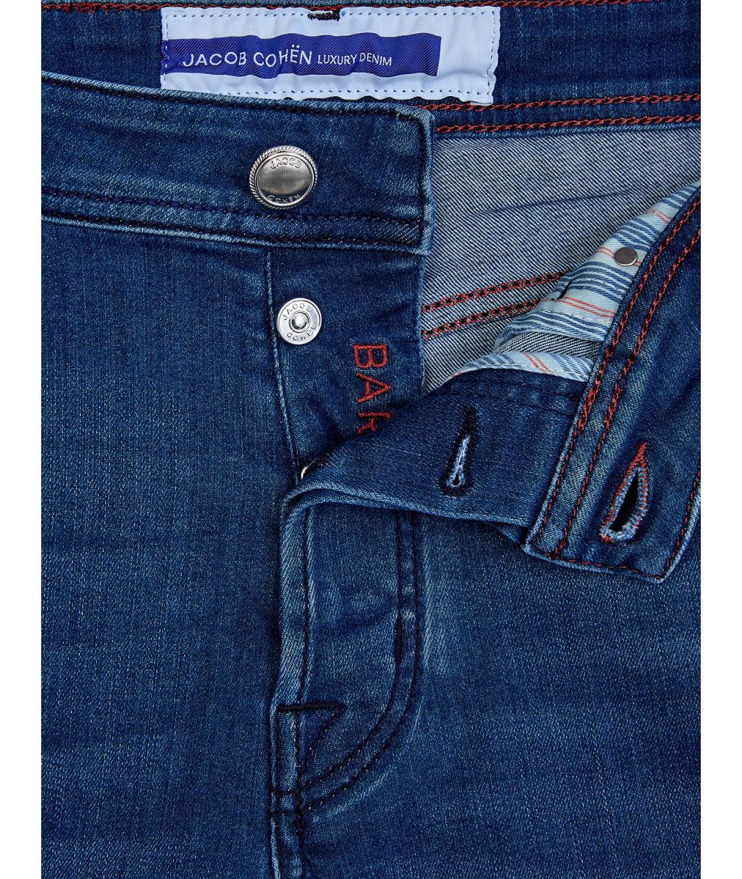 JACOB COHEN Синие джинсы скинни, фото 6