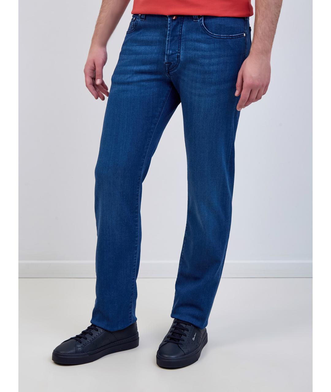 JACOB COHEN Синие джинсы скинни, фото 3