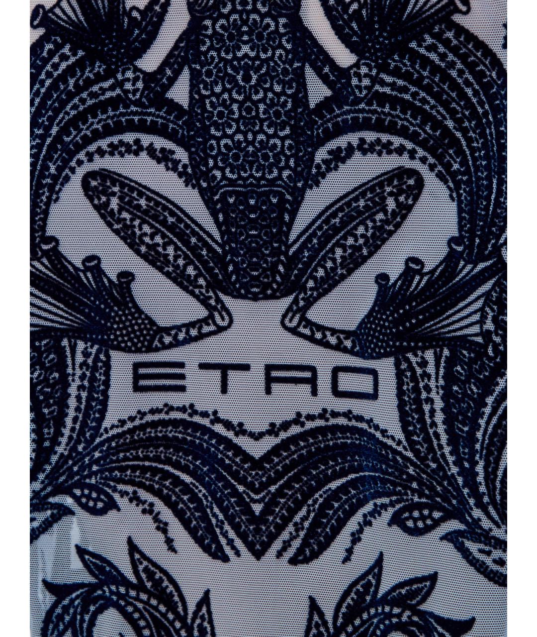 ETRO Синяя полиамидовая блузы, фото 5