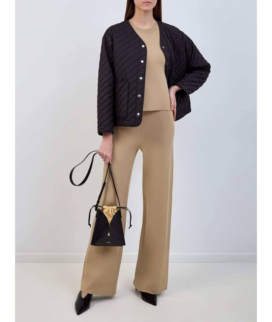 YVES SALOMON Бежевый вискозный джемпер / свитер, фото 2