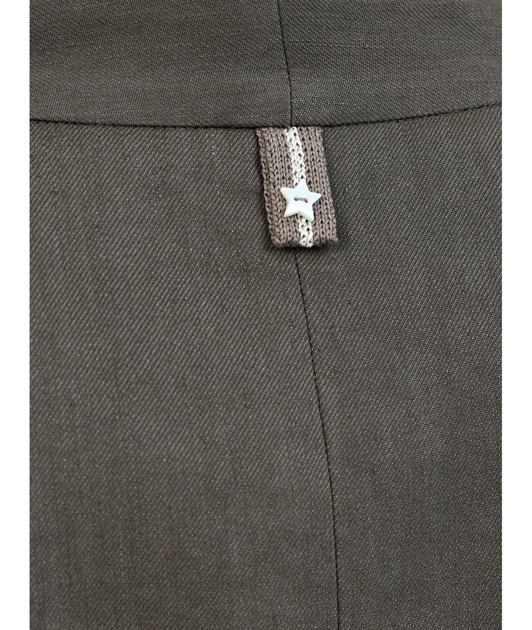 LORENA ANTONIAZZI Зеленый льняной жилет, фото 3