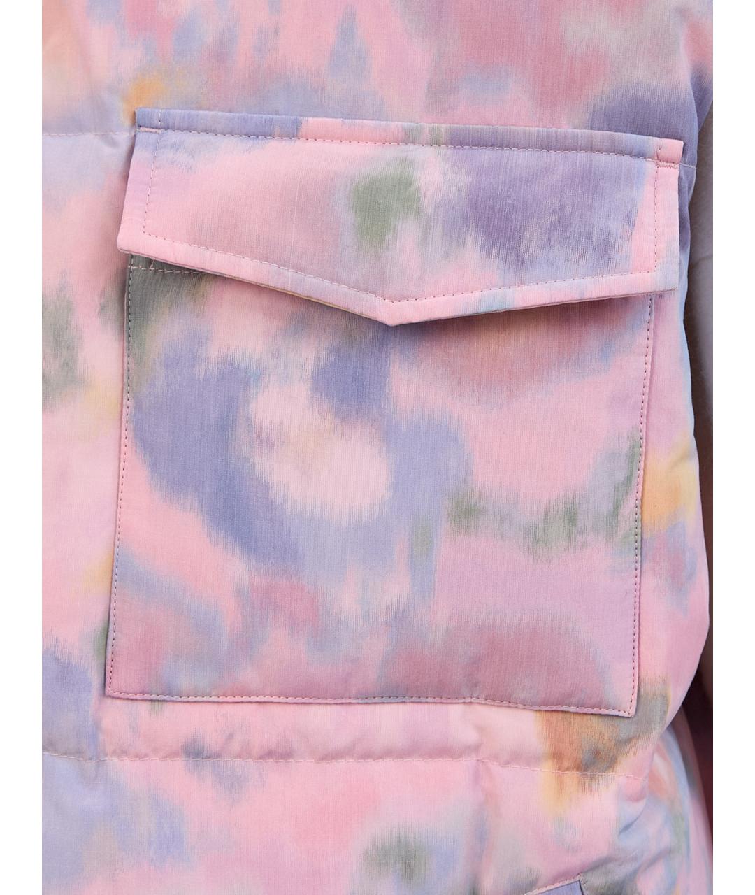 YVES SALOMON Розовый полиэстеровый жилет, фото 5