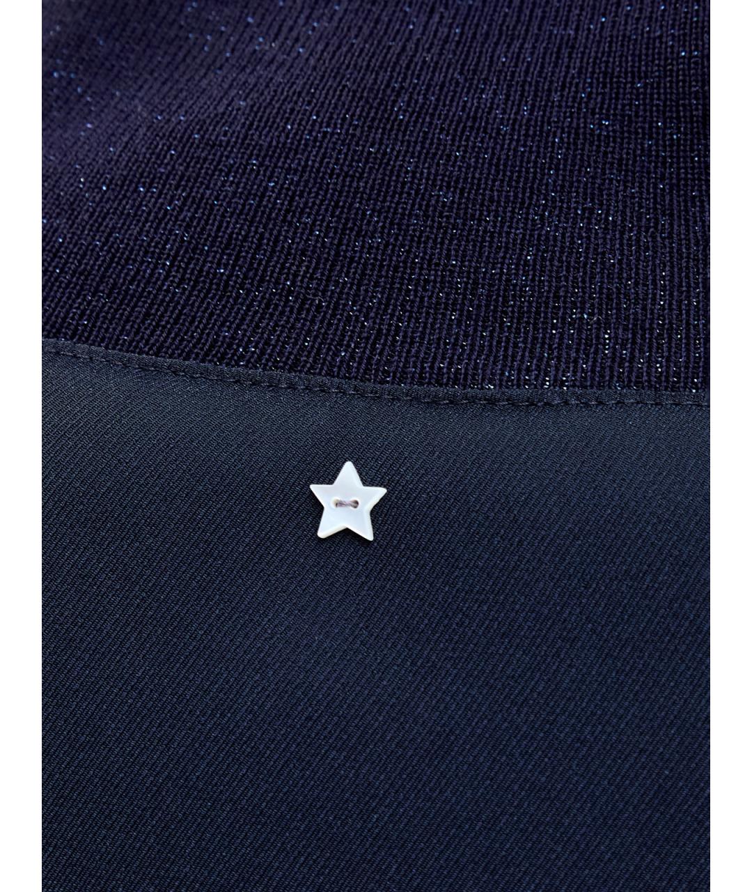 LORENA ANTONIAZZI Синяя ацетатная блузы, фото 5