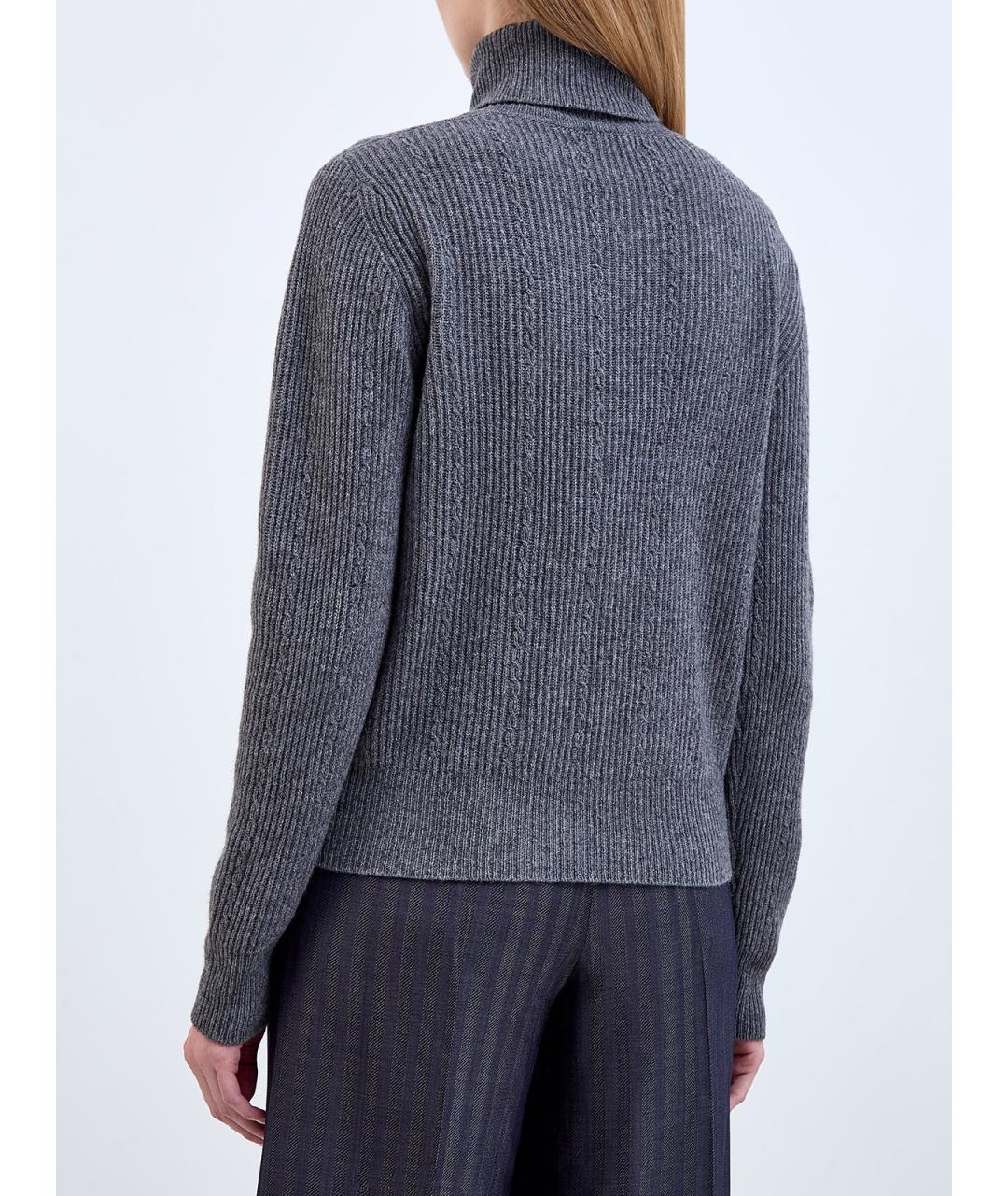 ETRO Серая шерстяная водолазка, фото 4