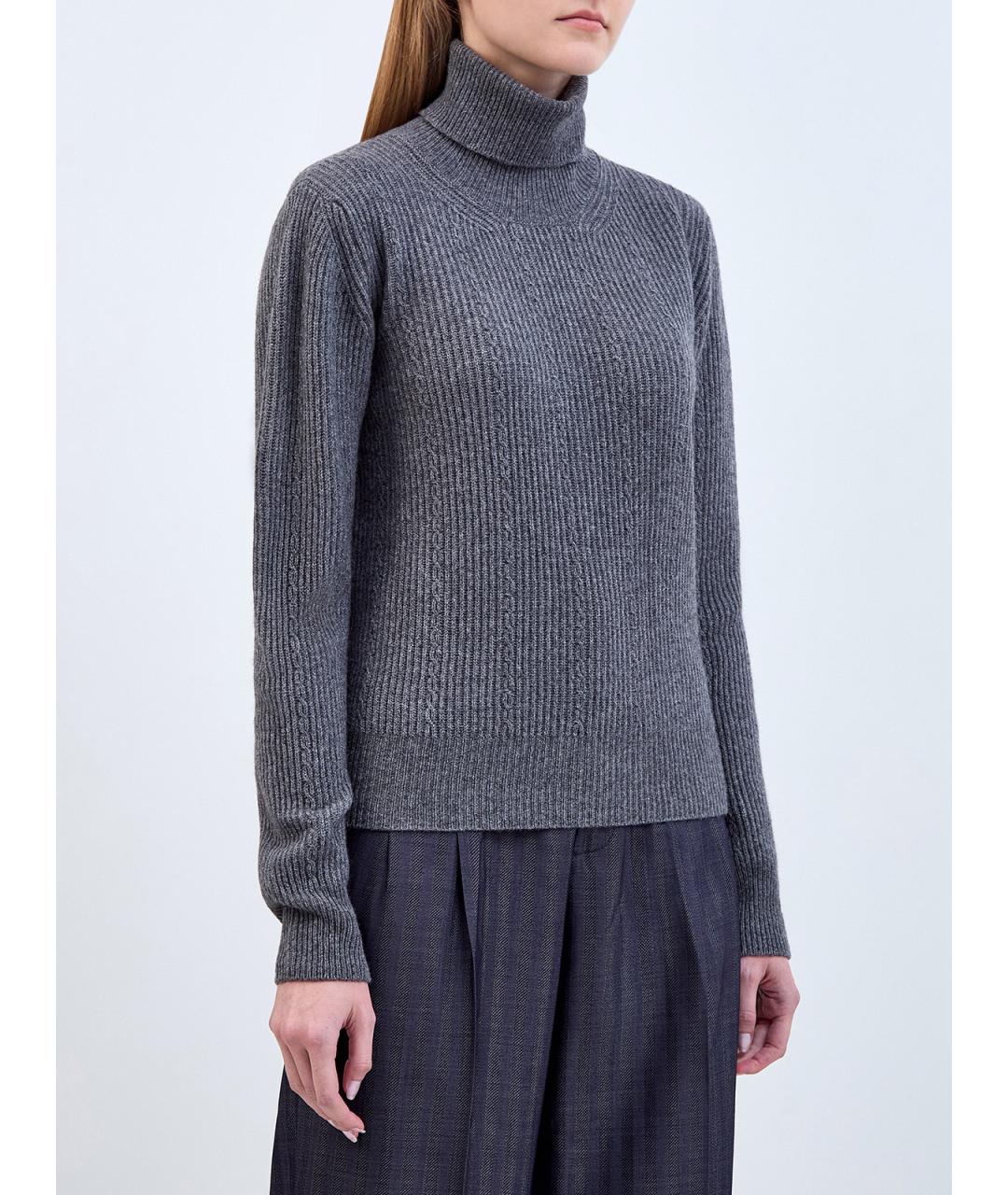ETRO Серая шерстяная водолазка, фото 3