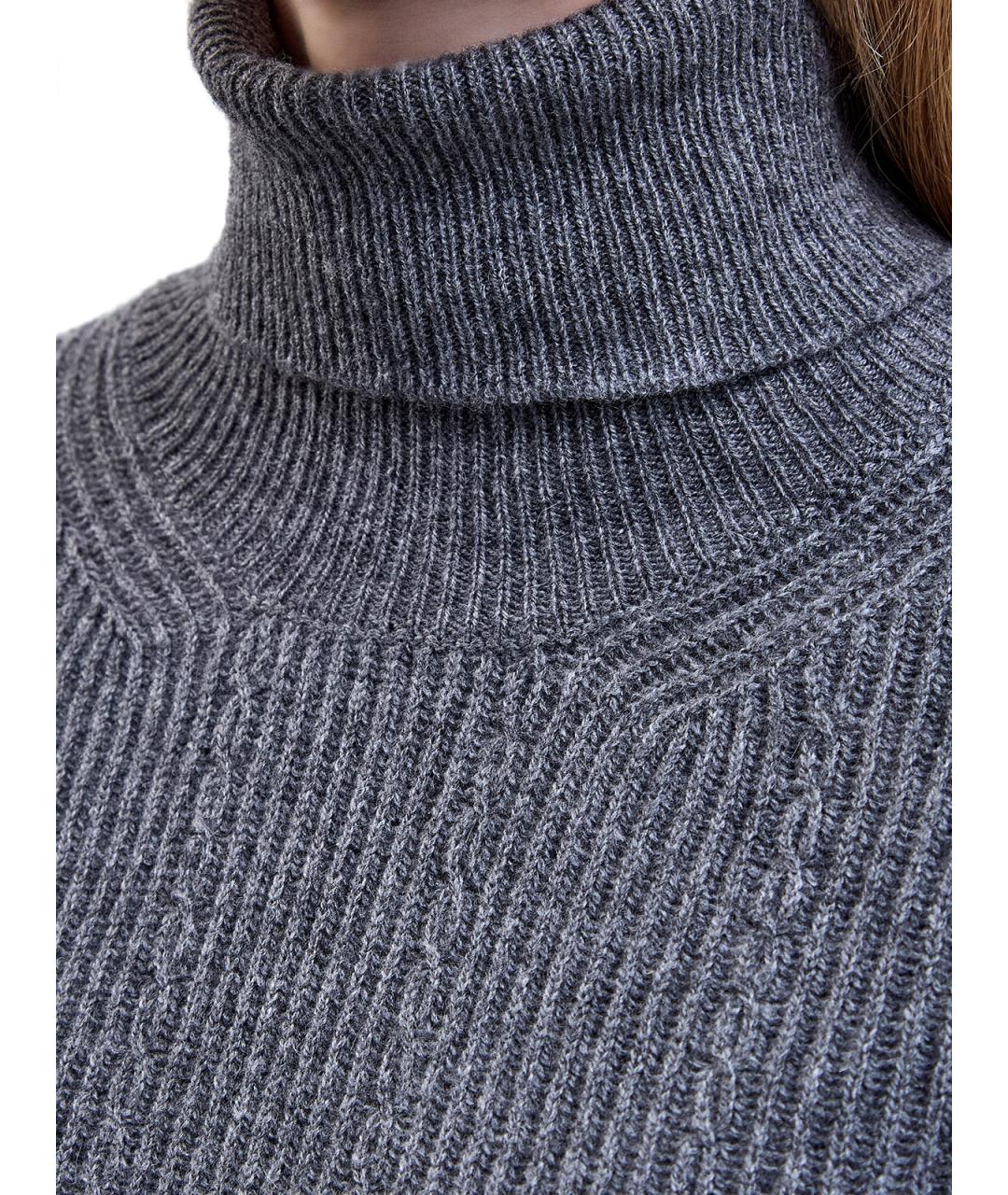 ETRO Серая шерстяная водолазка, фото 5