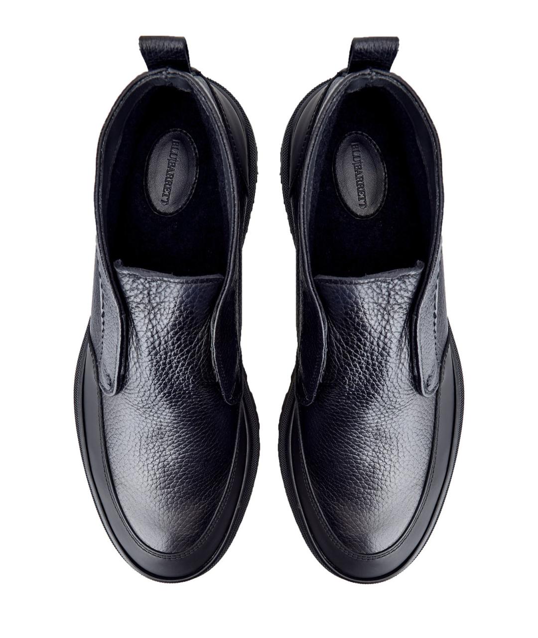 BARRETT Черные кожаные лоферы, фото 6